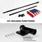 G128 Combo Pack: 6 Ft Tangle Free Aluminum Spinning Flagpole (Black) & American USA Flag 3x5 Ft, LiteWeave Pro Series Printed 150D Polyester, 4 Corner Brass Grommets | Pole with Flag Included